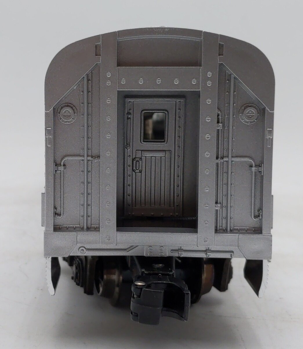 Lionel 6-9580 O Gauge Burlington Aluminum "Silver Veranda" Observation Car EX/Box