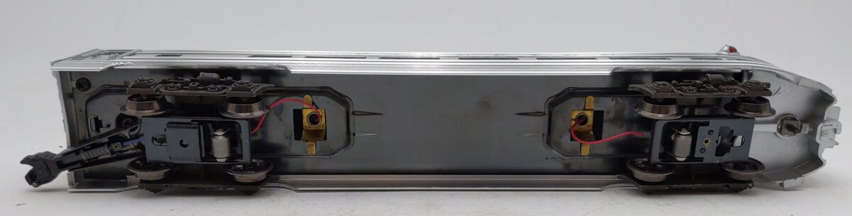 Lionel 6-9580 O Gauge Burlington Aluminum "Silver Veranda" Observation Car EX/Box