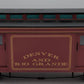 Bachmann 89093 G Denver & Rio Grande Western Jackson Sharp Cars #112 EX