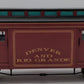 Bachmann 89093 G Denver & Rio Grande Western Jackson Sharp Cars #112 EX