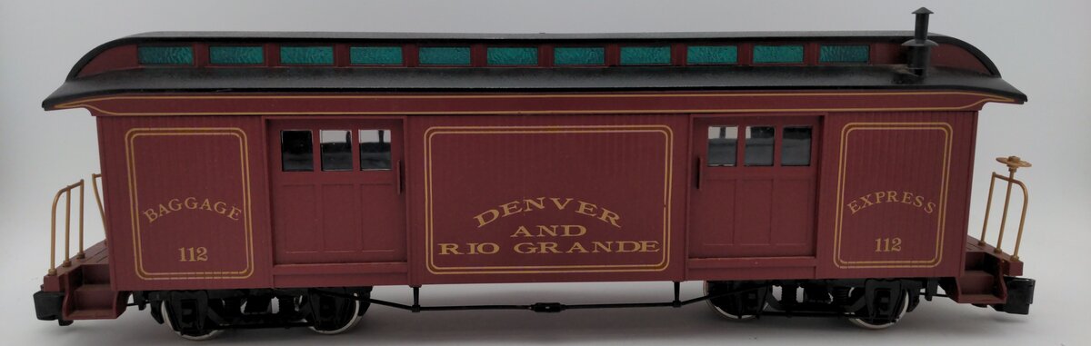 Bachmann 89093 G Denver & Rio Grande Western Jackson Sharp Cars #112 EX