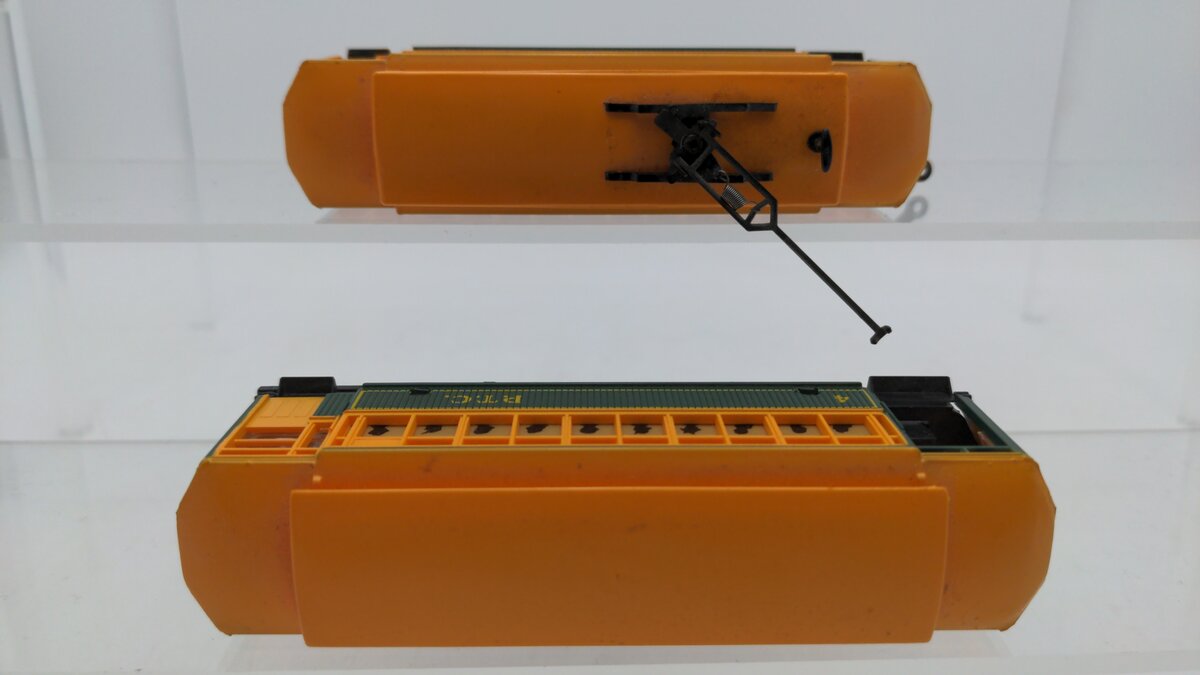 Mehano 9381 HO P.T.C. Trolley Cars/Brill Trolley & Dummy VG