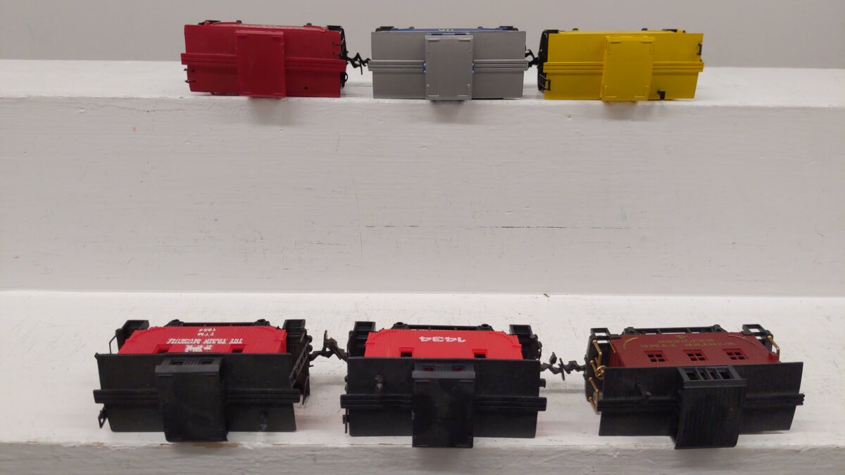 Playart, Bachmann, Rivarossi & Other CUSTOM HO Scale Assorted Cabooses: [6] VG