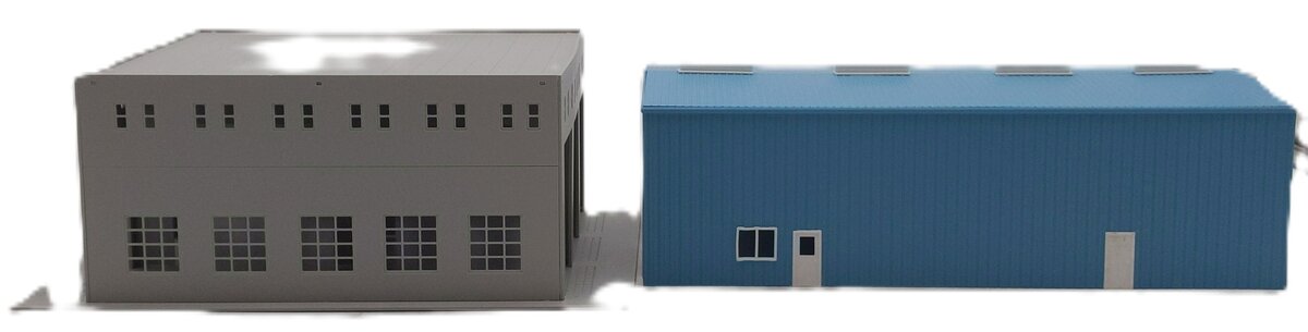 HO Assorted Buildings & Bridges: [4] LN
