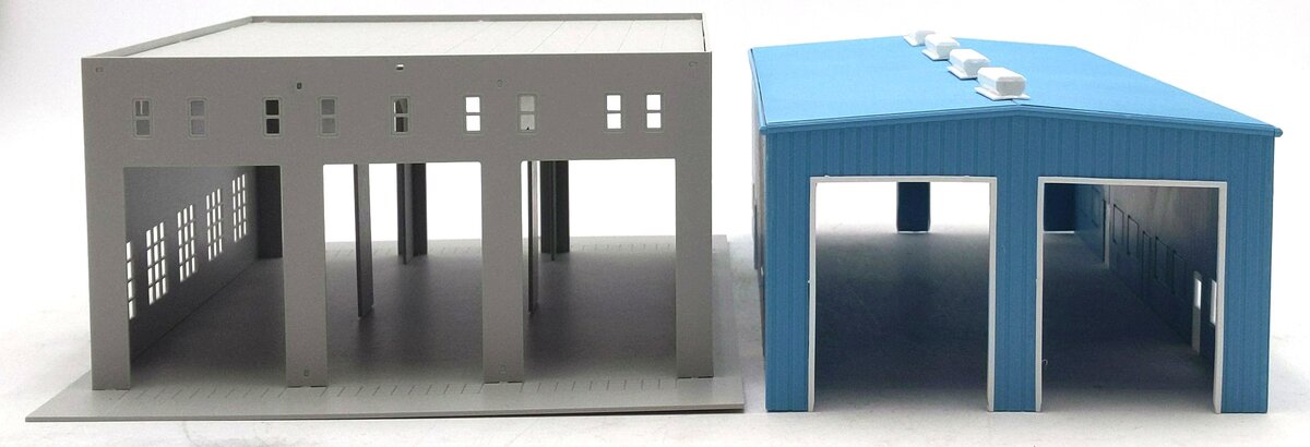 HO Assorted Buildings & Bridges: [4] LN