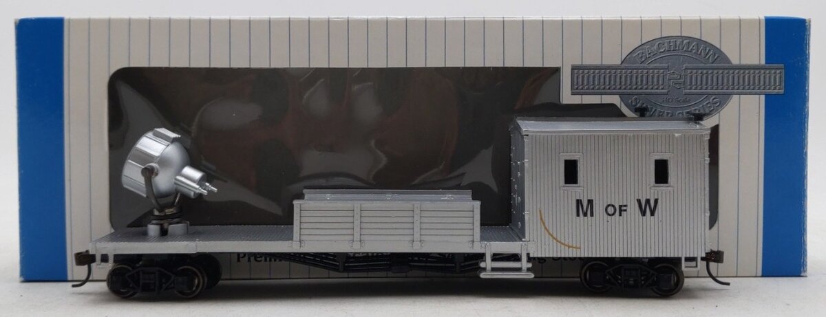 Bachmann 16238 HO Scale Maintenance of Way 51' Floodlight Car LN/Box
