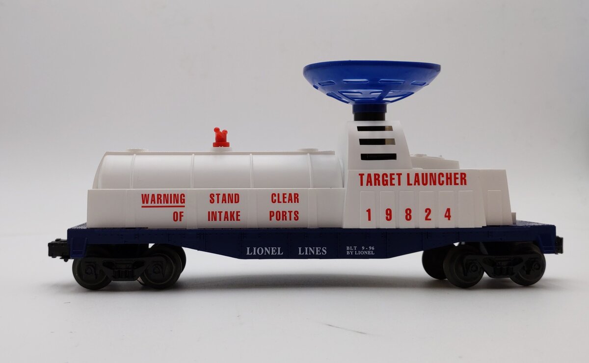 Lionel 6-19824 O Gauge U.S. Army Operating Target Launching Car #19824 NIB