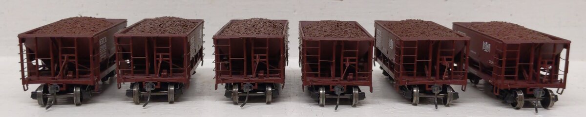 MTH 80-90041 HO Bessemer & Lake Erie 70-Ton Center Discharge Ore Set (Set of 6) LN/Box