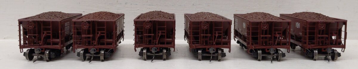 MTH 80-90041 HO Bessemer & Lake Erie 70-Ton Center Discharge Ore Set (Set of 6) LN/Box