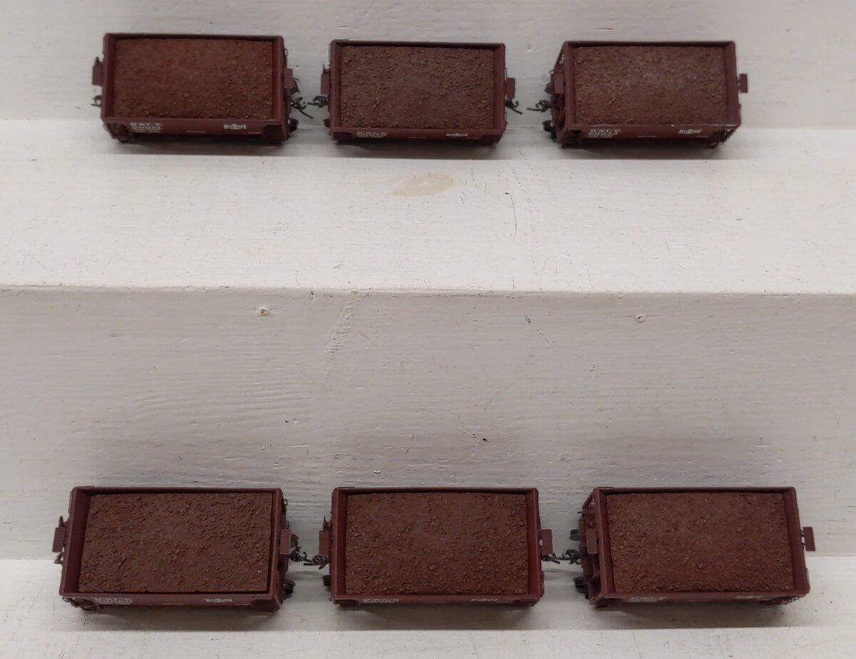 MTH 80-90041 HO Bessemer & Lake Erie 70-Ton Center Discharge Ore Set (Set of 6) LN/Box