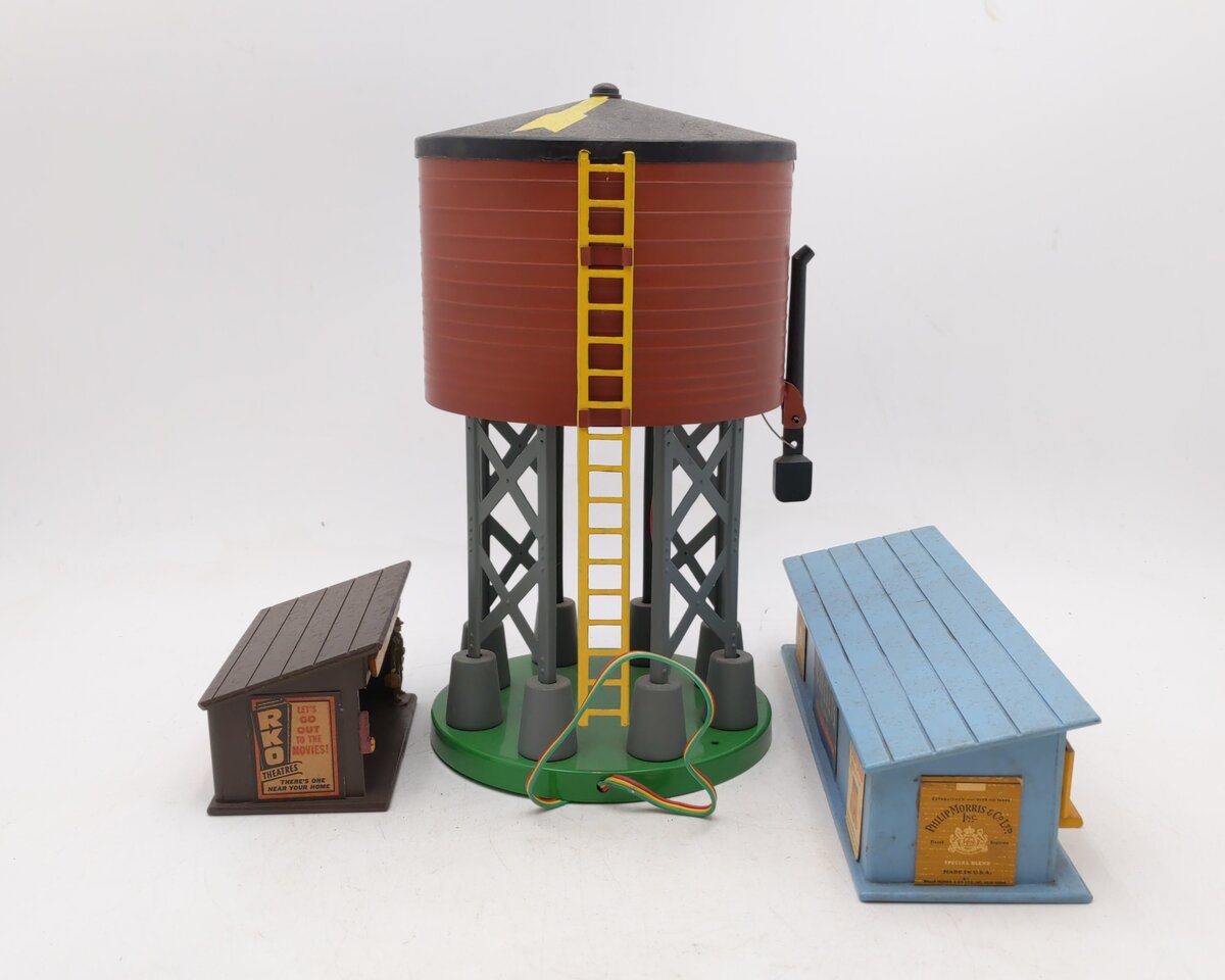 American Flyer Assorted S Scale Layout Accessories: 271, 272, 596 [3] VG