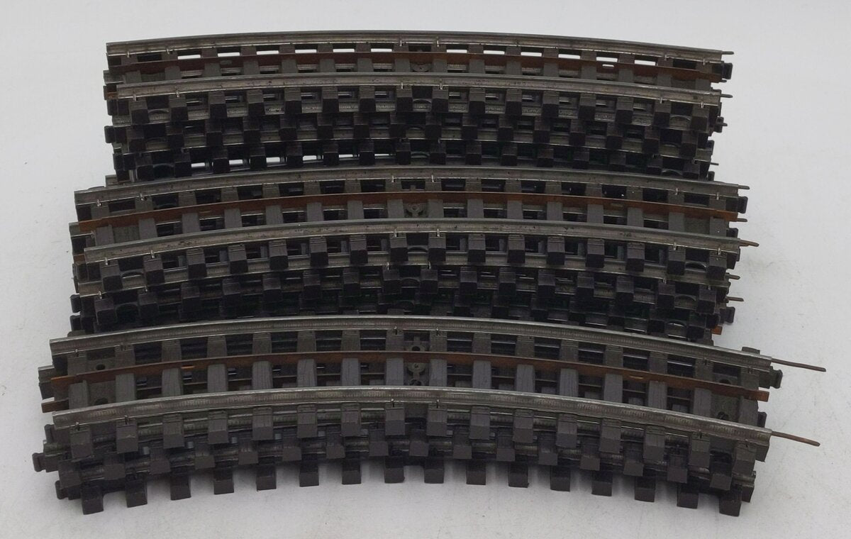 Lionel 31 Vintage Super O Curved Track Sections (15) VG