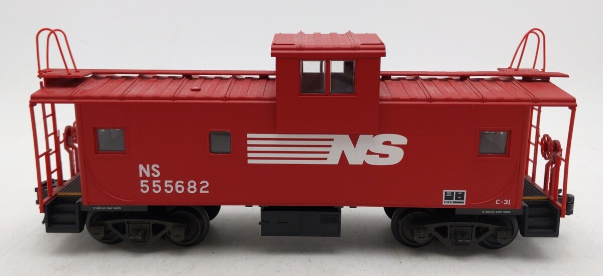 MTH 20-91062 O Gauge Norfolk Southern Extended Vision Caboose #555682 EX