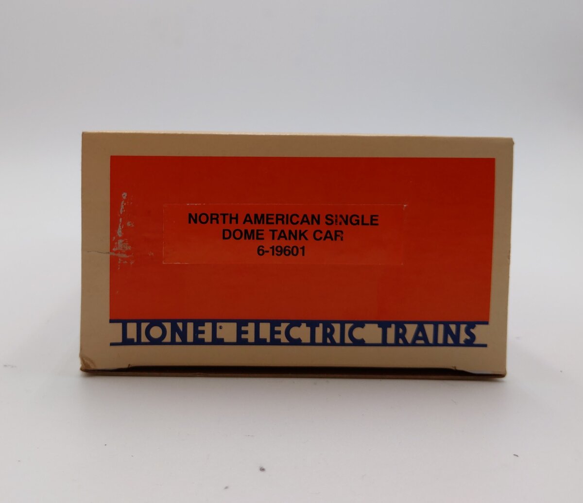 Lionel 6-19601 O Gauge North American Single Dome Tank Car #19601 NIB