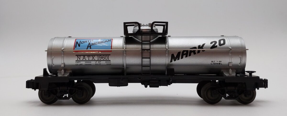 Lionel 6-19601 O Gauge North American Single Dome Tank Car #19601 NIB