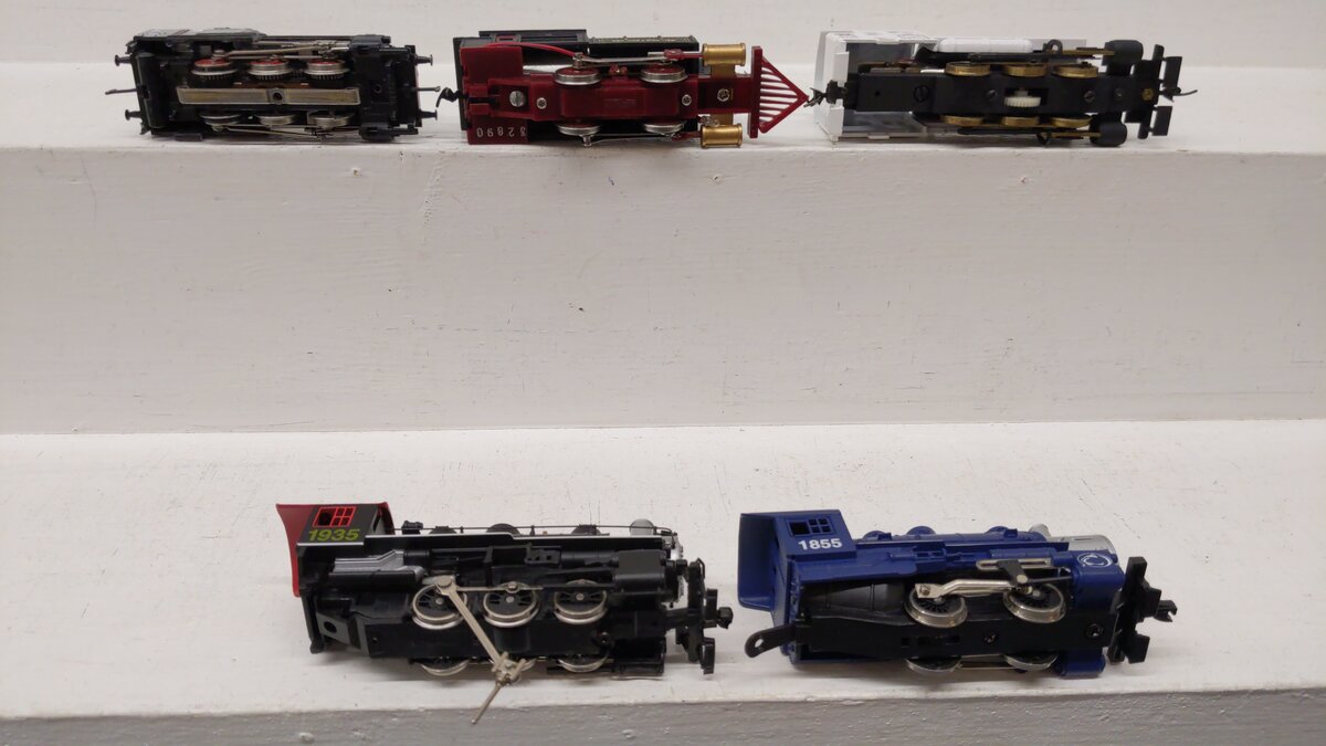 Life Like, Bachmann, Marklin & Other HO Scale Assorted Steam Locomotives: [5]