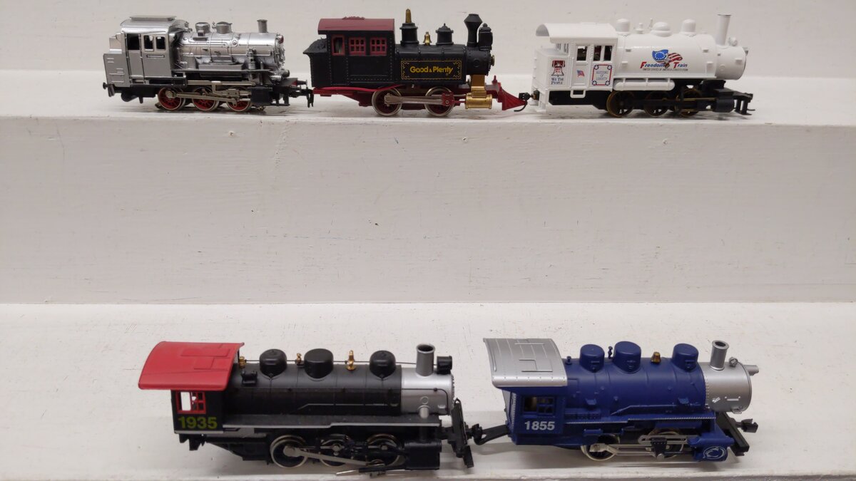 Life Like, Bachmann, Marklin & Other HO Scale Assorted Steam Locomotives: [5]
