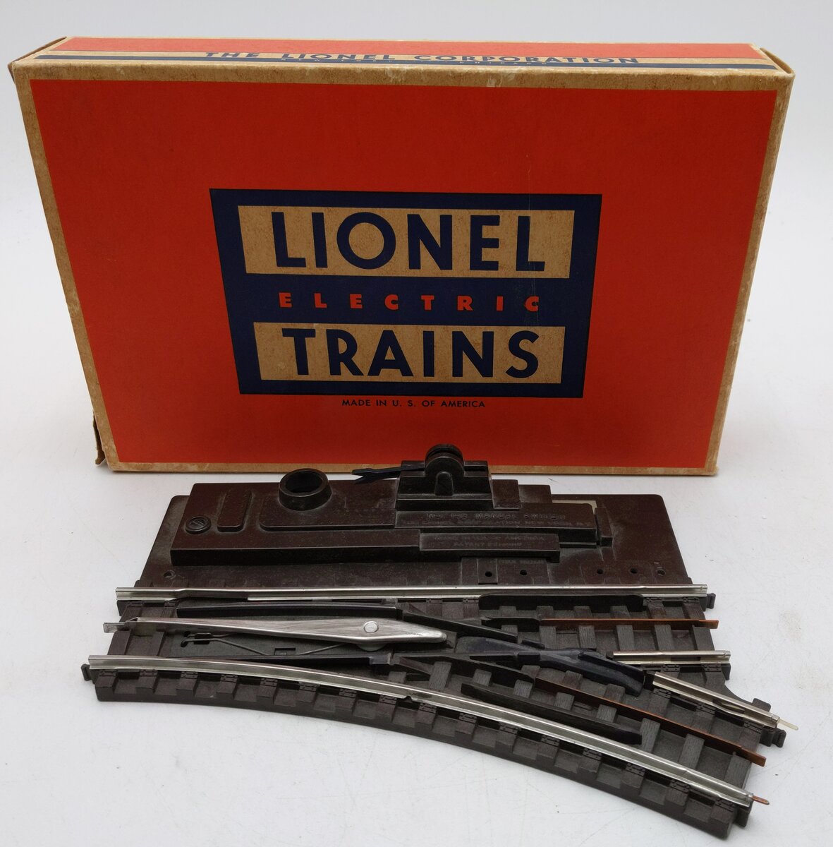 Lionel 142-150 Vintage Super O Right Hand Manual Switch EX/Box