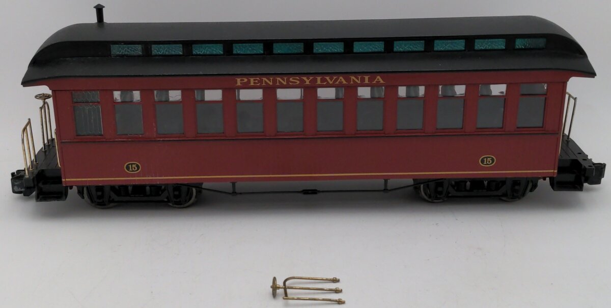 Bachmann G Scale Pennsylvania Passenger Coach Car #15 VG