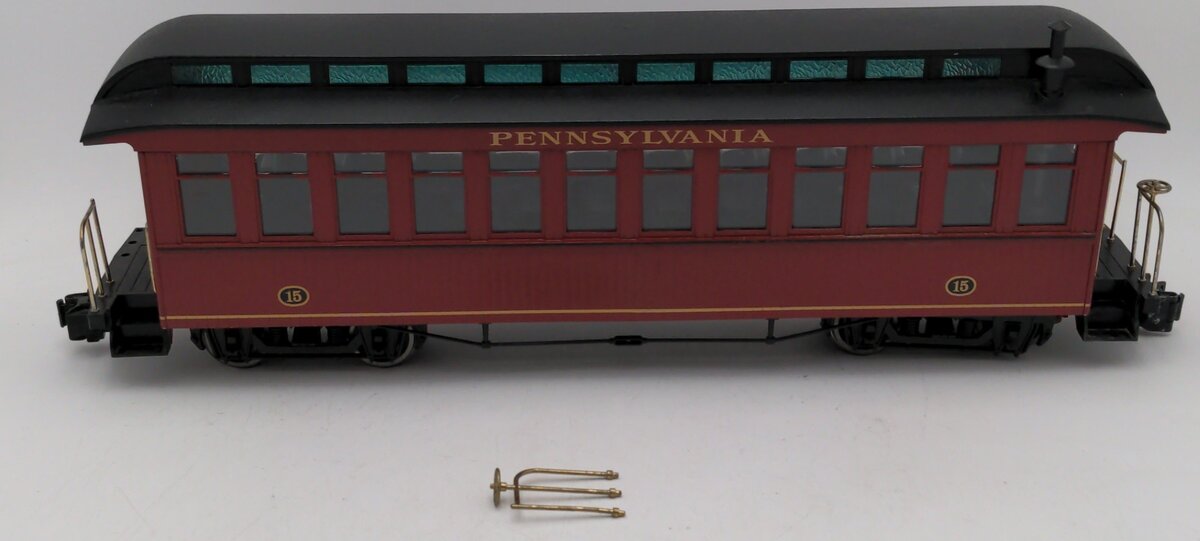 Bachmann G Scale Pennsylvania Passenger Coach Car #15 VG