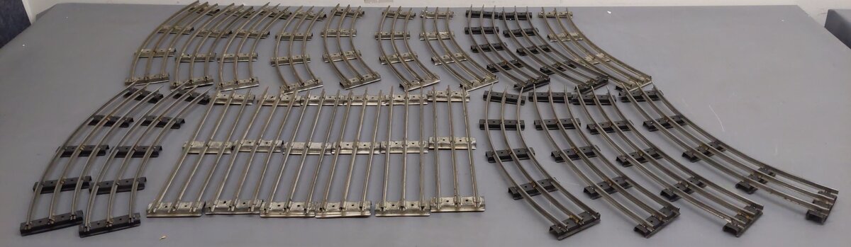 Lionel Standard Gauge Vintage Straight & Curved Track [22] EX