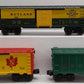 Lionel & K-Line O Gauge Assorted Cars: 9858, 9415, 9710, 9413, 6416 [5] EX