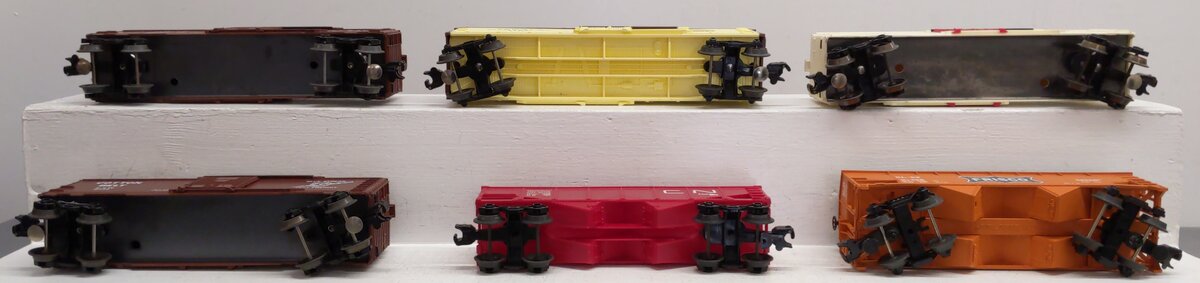 Lionel & MTH O Gauge Assorted Cars: 90438, 9013, 9414, 9702, 5708, 9786 [6] EX