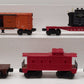 Lionel Vintage O Freight Cars: 348425, 6818, [5] VG