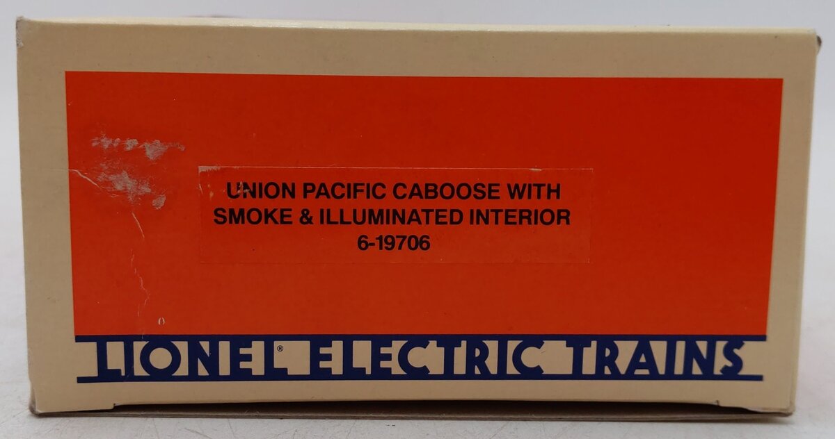 Lionel 6-19706 O Union Pacific Extended Vision Smoking Illuminated Caboose #9706 EX/Box