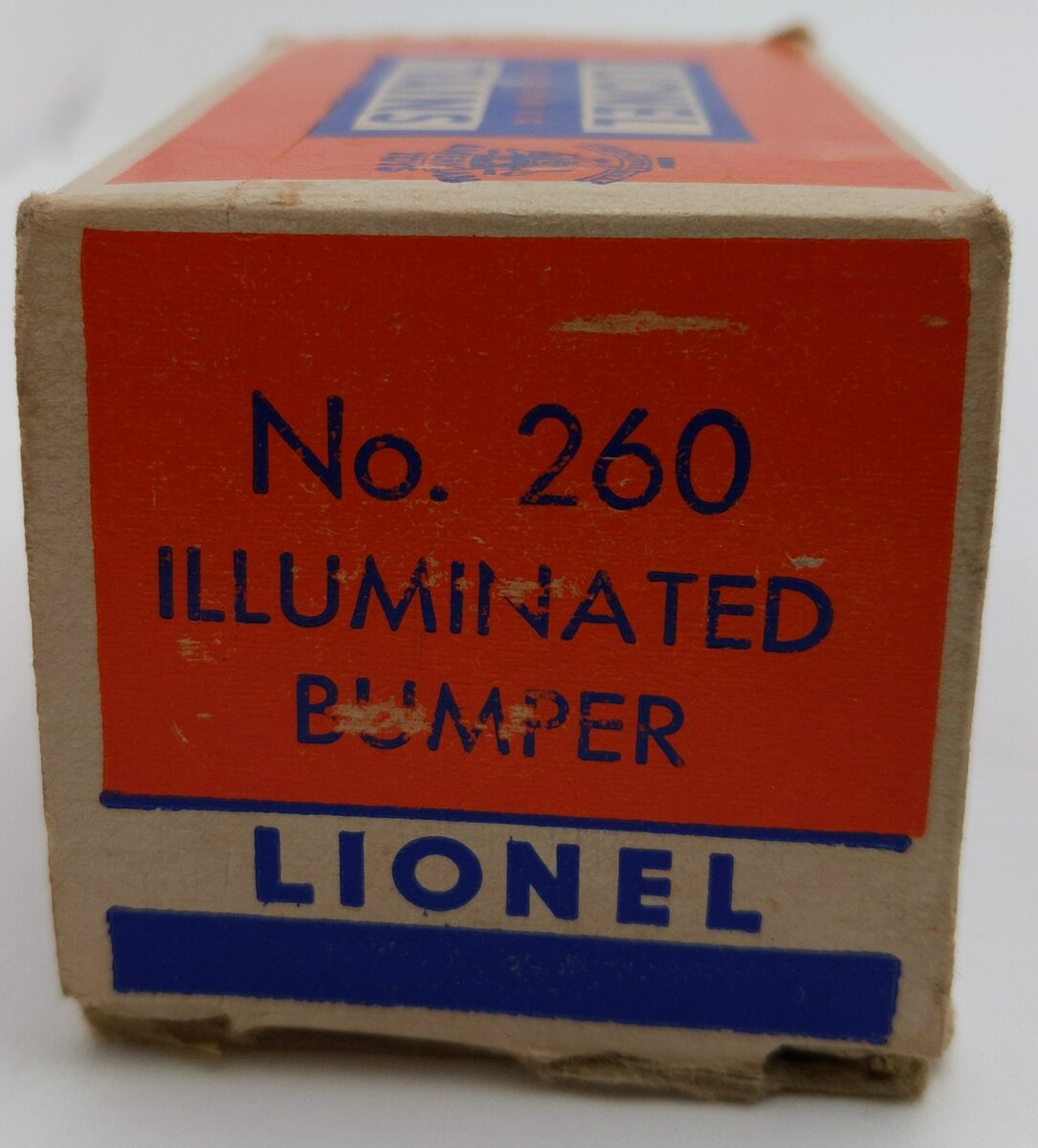 Lionel 260 Vintage O Red Diecast Bumper EX/Box