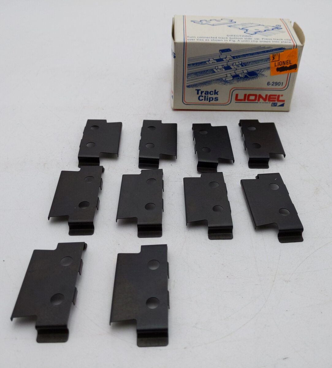 Lionel 6-2901 027 Gage Track Clips 10 pk LN/Box