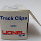 Lionel 6-2901 027 Gage Track Clips 10 pk LN/Box