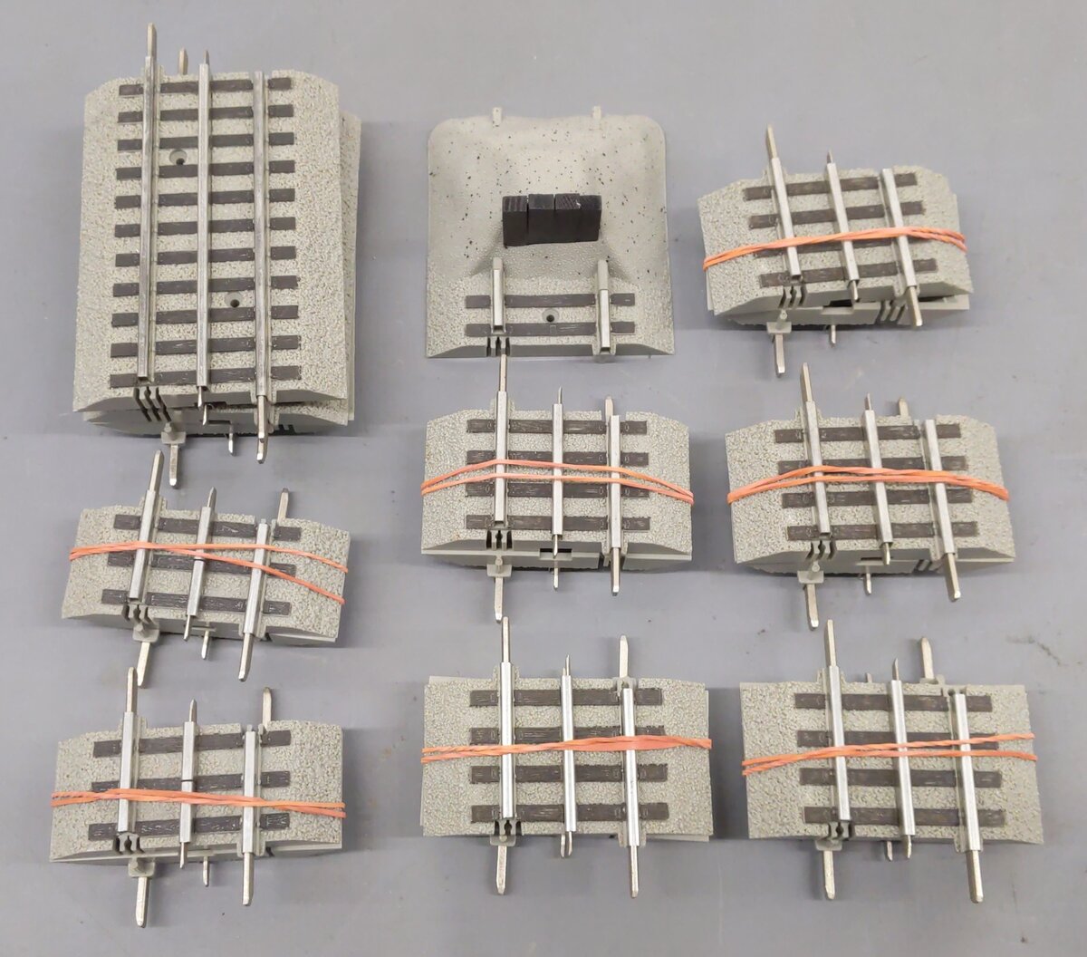 Lionel O Gauge Assorted Straight & Curved FasTracks Track Sections [33] EX
