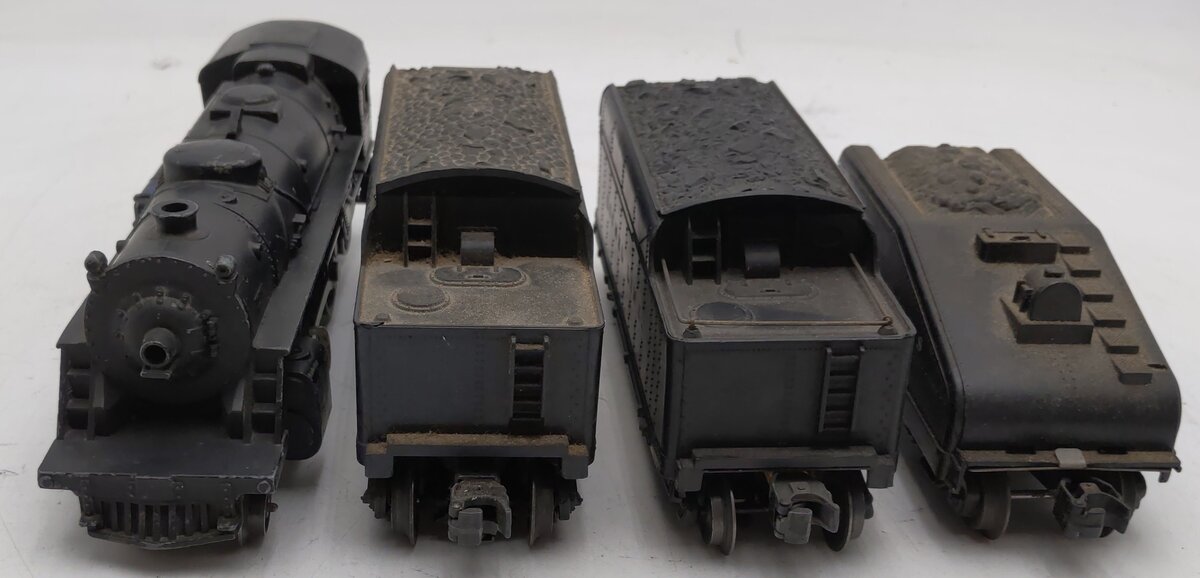 Lionel Vintage O Gauge Steam Locomotive and Tenders [4] VG