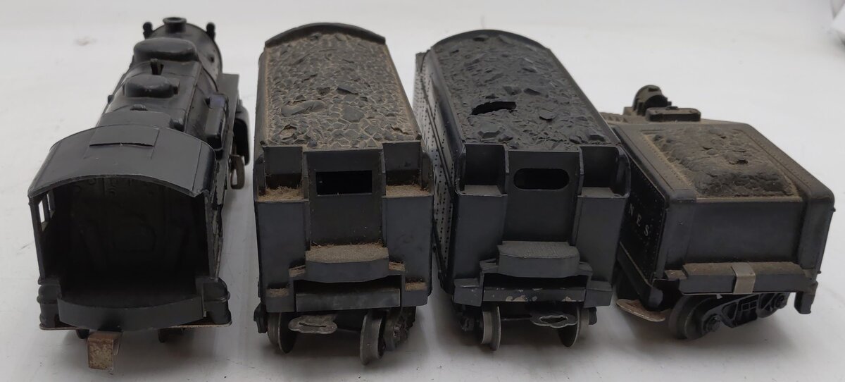 Lionel Vintage O Gauge Steam Locomotive and Tenders [4] VG