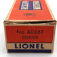 Lionel 6066T Vintage O Lionel Lines Non-Whistling Tender VG/Box