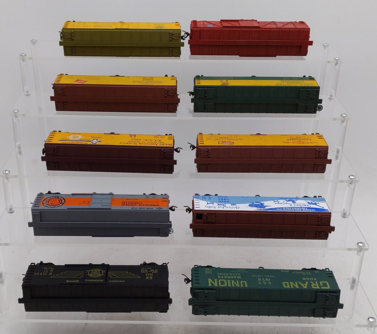 Atlas & Other HO Assorted Boxcars [10] EX