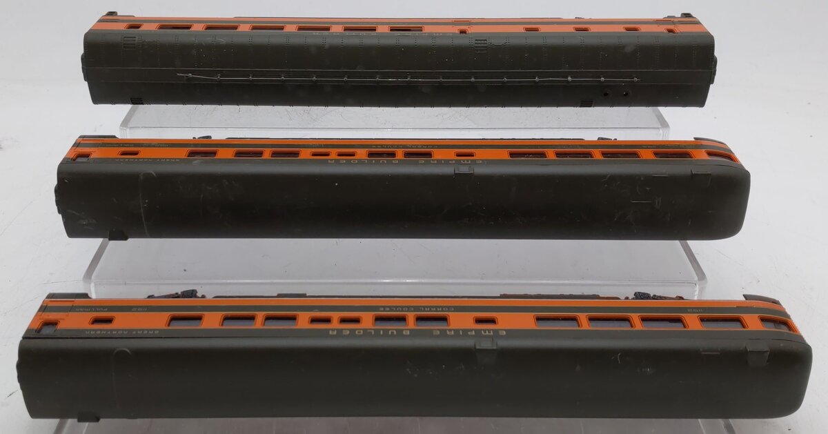 Rivarossi HO Scale Great Northern Empire Builder Passenger Cars #1152/1192 [3] VG