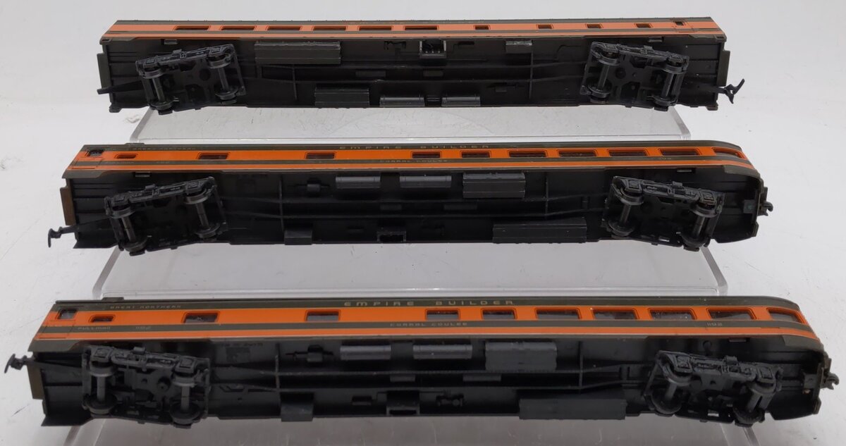 Rivarossi HO Scale Great Northern Empire Builder Passenger Cars #1152/1192 [3] VG