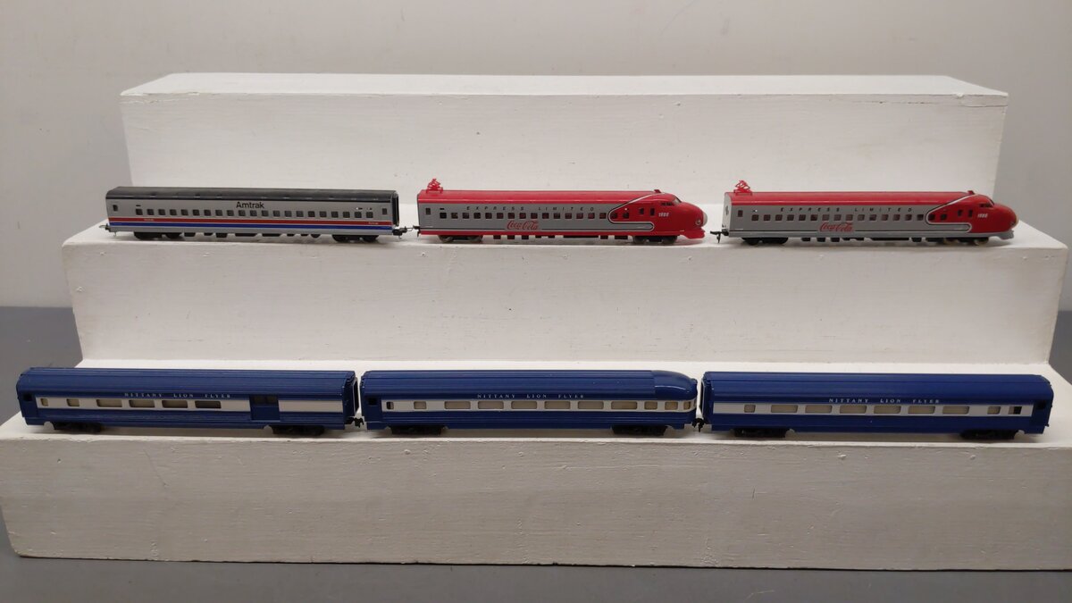 Playart & Others HO Scale Assorted Passenger Cars: [6] VG