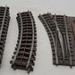 Lionel 142 Vintage Super O LH Manual Switch & Curved & Straight Tracks [7] VG