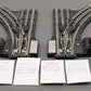 Lionel 31" Remote-Control Left Hand & Right Hand Switch Turnout Pair [2] EX