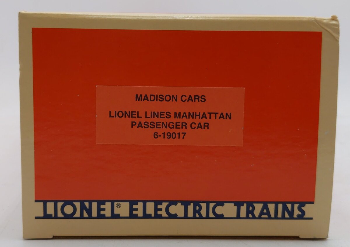 Lionel 6-19017 O Gauge Lionel Lines Manhattan Passenger Car #9017 EX/Box