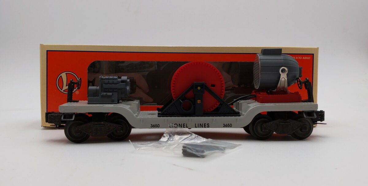 Lionel 6-16720 O Gauge Lionel Lines Exttension Searchlight Car NIB