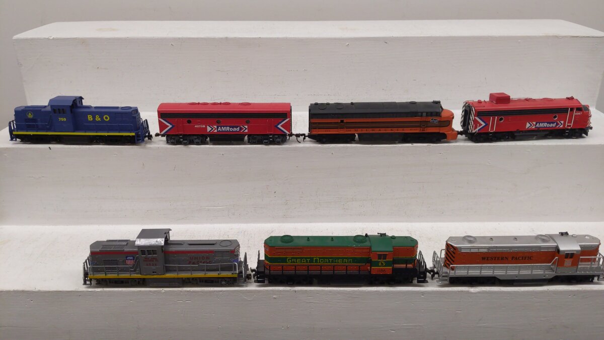 Mehano, AHM & Others Assorted CUSTOM Diesel Locomotives: 4070B, 23A, 759 [7] VG