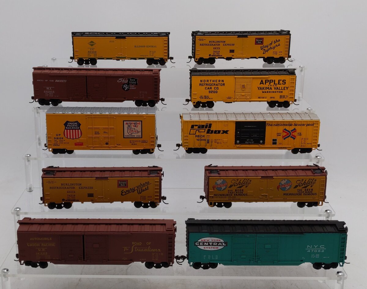 Athearn & Other HO Boxcars [10] EX