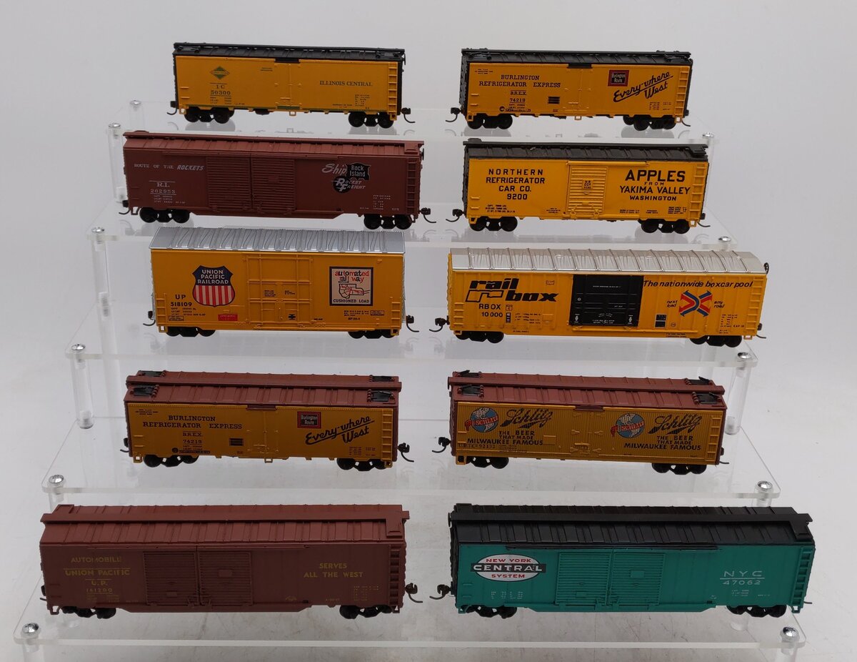 Athearn & Other HO Boxcars [10] EX
