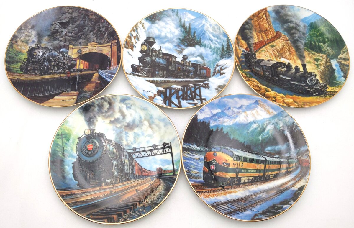 Hamilton Collection Ceramic Decorative Plates [5] LN