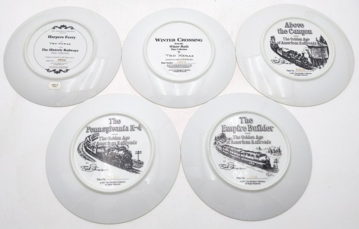 Hamilton Collection Ceramic Decorative Plates [5] LN