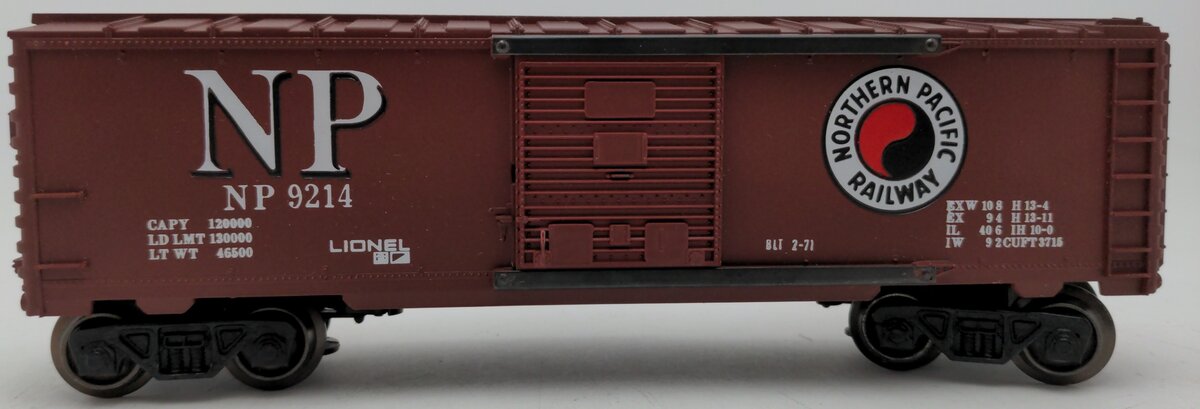 Lionel 9214 Northern Pacific Boxcar #9214 EX/Box
